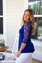 Load image into Gallery viewer, THE LACEY- BRIGHT NAVY