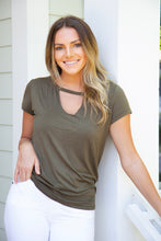 Load image into Gallery viewer, NOT YOUR AVERAGE TEE- OLIVE