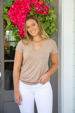 Load image into Gallery viewer, NOT YOUR AVERAGE TEE--TAUPE