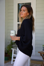 Load image into Gallery viewer, SAMMY BALLOON SLEEVE - BLACK