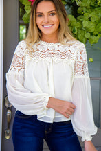 Load image into Gallery viewer, AURORA LACE BLOUSE