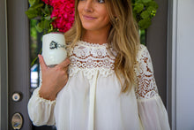 Load image into Gallery viewer, AURORA LACE BLOUSE