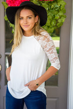 Load image into Gallery viewer, ROUND LACEY- IVORY