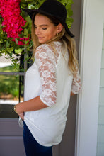 Load image into Gallery viewer, ROUND LACEY- IVORY