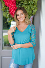 Load image into Gallery viewer, THE LACEY- DUSTY TEAL