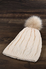 Load image into Gallery viewer, CHENILLE BEANIE- IVORY