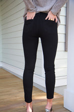 Load image into Gallery viewer, BIANCA BLACK SKINNY JEANS