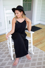 Load image into Gallery viewer, EVERYONE LOVES CAMI - BLACK MAXI