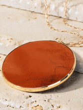 Load image into Gallery viewer, ROUND STONE PENDANT NECKLACE