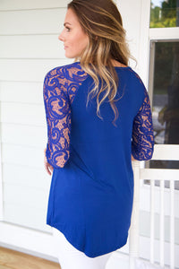 THE LACEY- BRIGHT NAVY