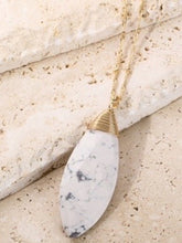 Load image into Gallery viewer, STONE PENDANT NECKLACE