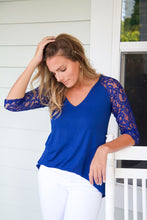 Load image into Gallery viewer, THE LACEY- BRIGHT NAVY