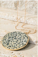 Load image into Gallery viewer, ROUND STONE PENDANT NECKLACE